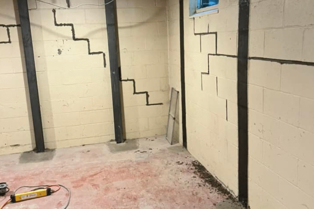 basement foundation leak repair