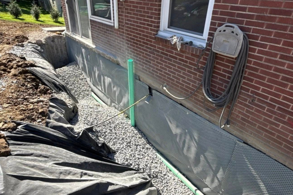 french drains installation