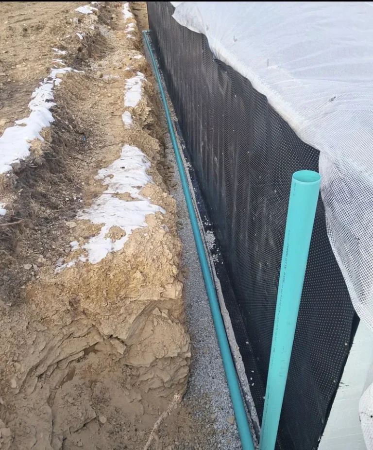 french drains installation